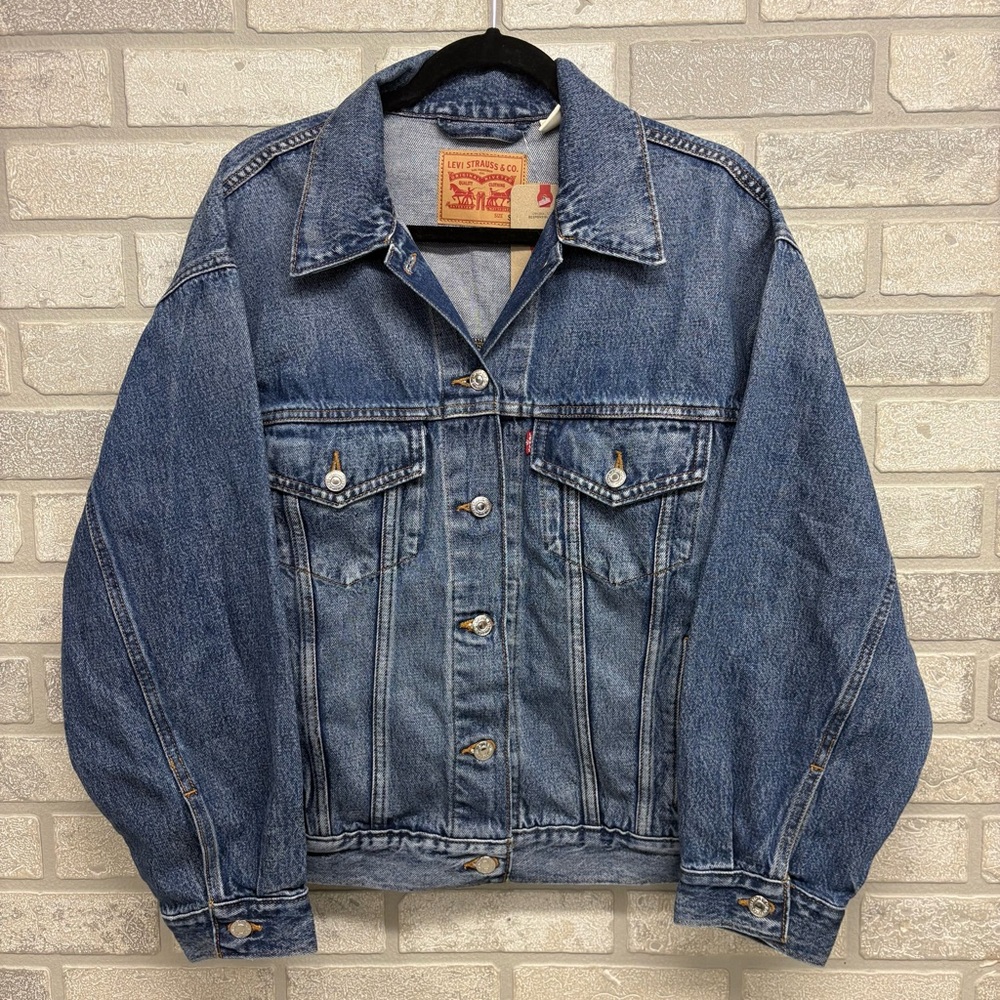 Women's Levi's Blue Denim '90s Trucker Jacket S
